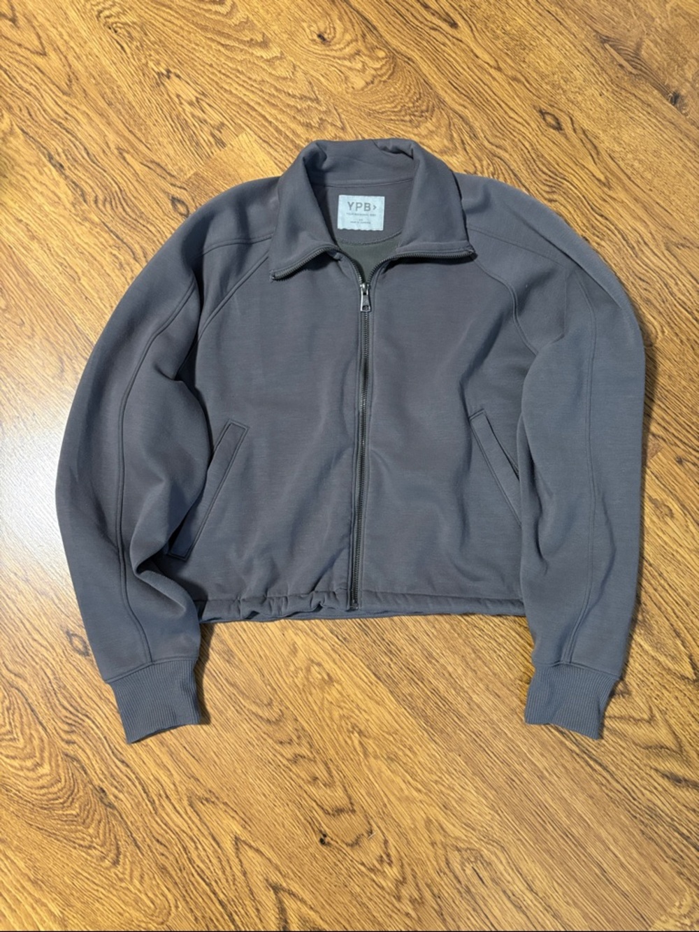 Abercrombie YPB Charcoal Bomber Jacket